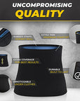 High-Performance Sauna Waist Trainer with Anti-Slip Technology