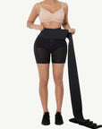 Ultimate Waist & Hip Shaper: Rubber String Trainer with Lift-Up Pants