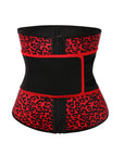 Premium Leopard Print Waist Trainer with 7 Steel Bones