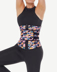 Camouflage Steel Boned Latex Waist Trainer: Sculpt Your Silhouette