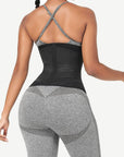 Premium Neoprene Waist Trainer with Double Waistbands and Zipper Closure