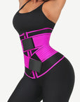 Premium Neoprene Waist Trainer with Double Waistbands and Zipper Closure