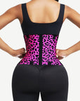 Leopard Print Performance Waist Trainer: Support, Style, and Strength